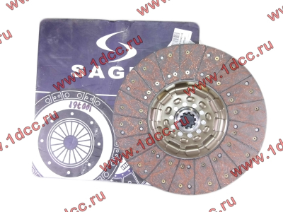 Диск сцепления ведомый 420 мм SAGES H2/H3 HOWO (ХОВО) WG1560161130 фото 1 Грозный